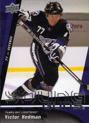 #202 Victor Hedman - Tampa Bay Lightning - 2009-10 Upper Deck Hockey