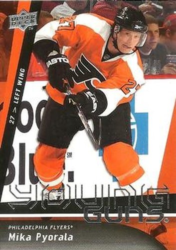 #230 Mika Pyorala - Philadelphia Flyers - 2009-10 Upper Deck Hockey
