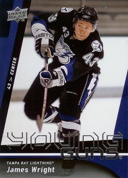 #243 James Wright - Tampa Bay Lightning - 2009-10 Upper Deck Hockey