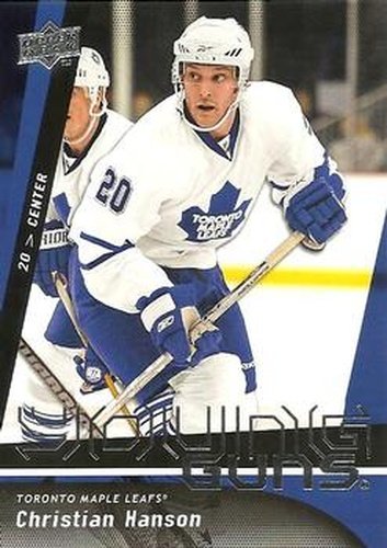 #246 Christian Hanson - Toronto Maple Leafs - 2009-10 Upper Deck Hockey