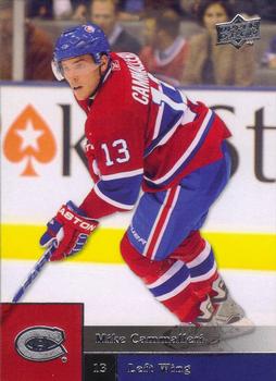 #266 Mike Cammalleri - Montreal Canadiens - 2009-10 Upper Deck Hockey