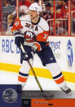 #309 Brendan Witt - New York Islanders - 2009-10 Upper Deck Hockey