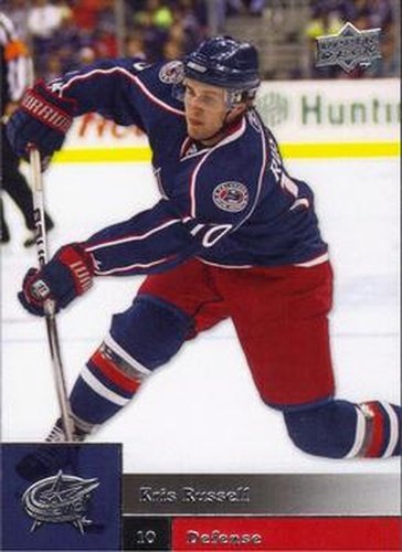 #366 Kris Russell - Columbus Blue Jackets - 2009-10 Upper Deck Hockey