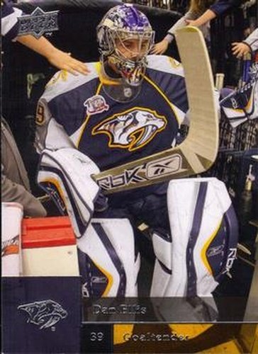#377 Dan Ellis - Nashville Predators - 2009-10 Upper Deck Hockey