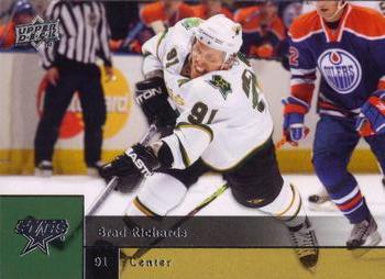 #394 Brad Richards - Dallas Stars - 2009-10 Upper Deck Hockey