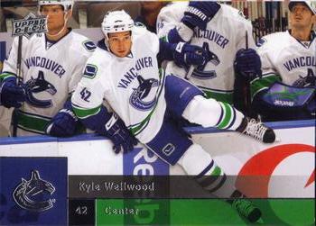 #419 Kyle Wellwood - Vancouver Canucks - 2009-10 Upper Deck Hockey