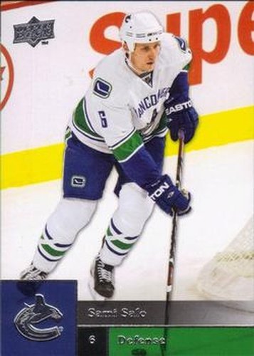 #420 Sami Salo - Vancouver Canucks - 2009-10 Upper Deck Hockey