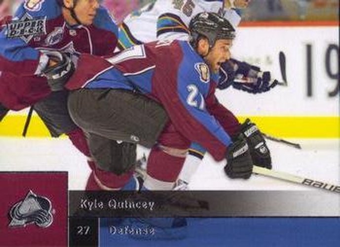 #432 Kyle Quincey - Colorado Avalanche - 2009-10 Upper Deck Hockey