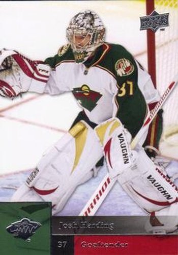 #438 Josh Harding - Minnesota Wild - 2009-10 Upper Deck Hockey