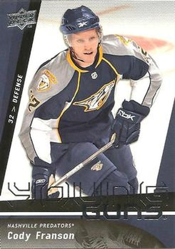 #475 Cody Franson - Nashville Predators - 2009-10 Upper Deck Hockey