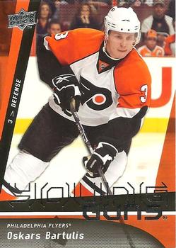 #484 Oskars Bartulis - Philadelphia Flyers - 2009-10 Upper Deck Hockey