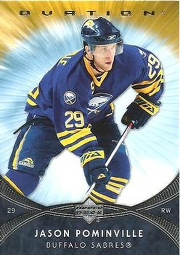 #96 Jason Pominville - Jason Pominville - 2007-08 Upper Deck Ovation Hockey