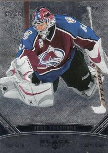 #96 Jose Theodore - Colorado Avalanche - 2006-07 Upper Deck Black Diamond Hockey