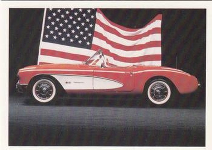 #96 Corvette Flag - 1991 Panini Dream Cars