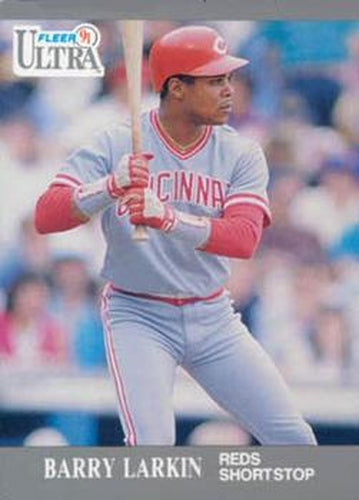 #96 Barry Larkin - Cincinnati Reds - 1991 Ultra Baseball