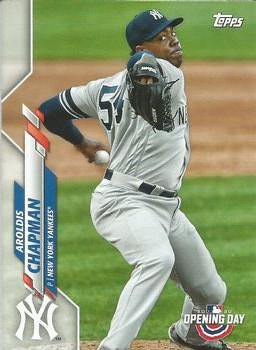 #96 Aroldis Chapman - New York Yankees - 2020 Topps Opening Day Baseball