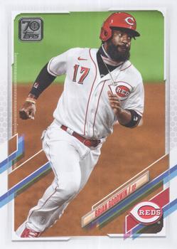 #96 Brian Goodwin - Cincinnati Reds - 2021 Topps Baseball