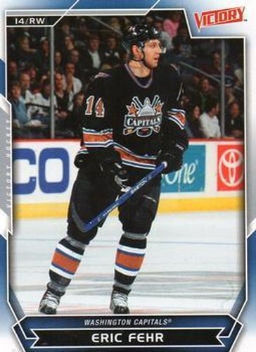 #96 Eric Fehr - Washington Capitals - 2007-08 Upper Deck Victory Hockey