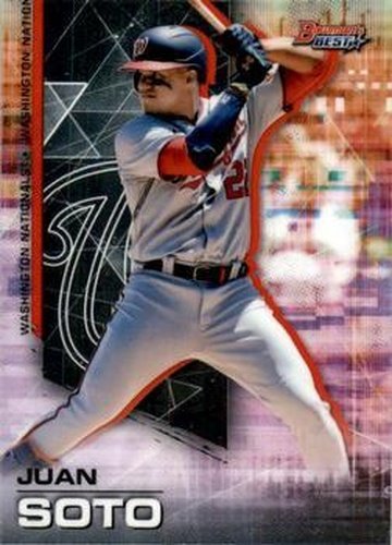 #96 Juan Soto - Washington Nationals - 2021 Bowman's Best Baseball
