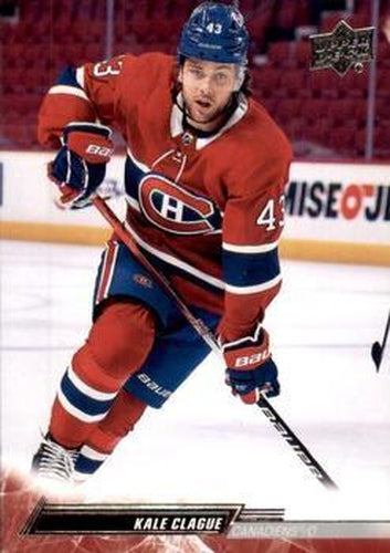 #96 Kale Clague - Montreal Canadiens - 2022-23 Upper Deck Hockey