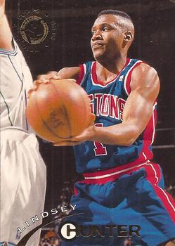 #96 Lindsey Hunter - Detroit Pistons - 1994-95 Stadium Club Basketball