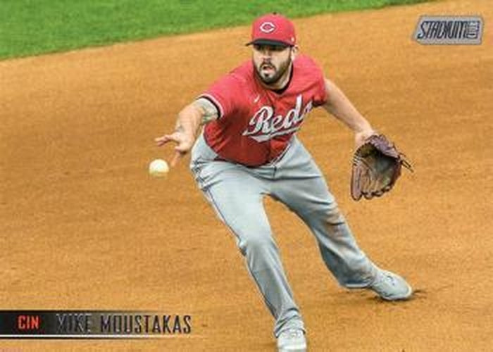 #96 Mike Moustakas - Cincinnati Reds - 2021 Stadium Club Baseball