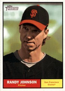 #96 Randy Johnson - San Francisco Giants - 2010 Topps Heritage Baseball