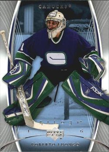 #96 Roberto Luongo - Vancouver Canucks - 2007-08 Upper Deck Trilogy Hockey