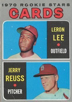 #96 Cards 1970 Rookie Stars Leron Lee / Jerry Reuss - St. Louis Cardinals - 1970 Topps Baseball