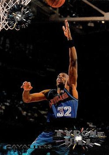 #96 Tyrone Hill - Cleveland Cavaliers - 1995-96 Stadium Club Basketball