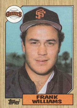#96 Frank Williams - San Francisco Giants - 1987 Topps Baseball