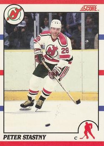 #96 Peter Stastny - New Jersey Devils - 1990-91 Score Canadian Hockey