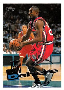 #96 Terry Dehere - Los Angeles Clippers - 1995-96 Topps Basketball