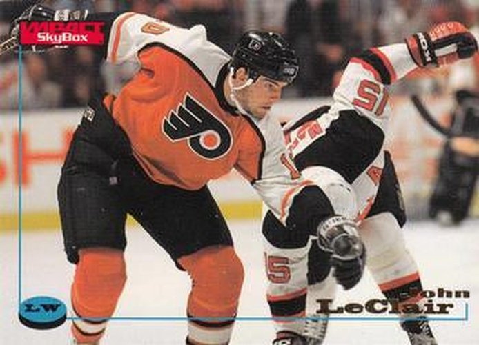 #96 John LeClair - Philadelphia Flyers - 1996-97 SkyBox Impact Hockey