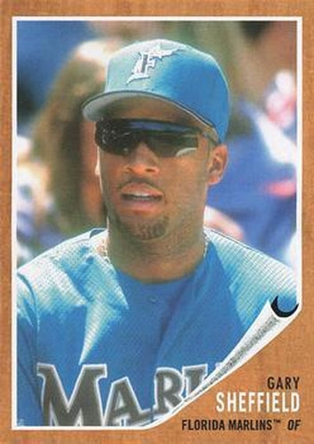 #97 Gary Sheffield - Florida Marlins - 2021 Topps Archives Baseball