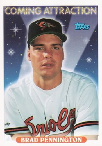 #797 Brad Pennington - Baltimore Orioles - 1993 Topps Baseball