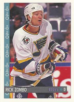 #97 Rick Zombo - St. Louis Blues - 1992-93 O-Pee-Chee Hockey