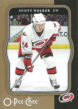 #97 Scott Walker - Carolina Hurricanes - 2007-08 O-Pee-Chee Hockey
