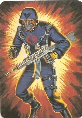 #97 Cobra Officer - 1986 G.I. Joe Action Cards