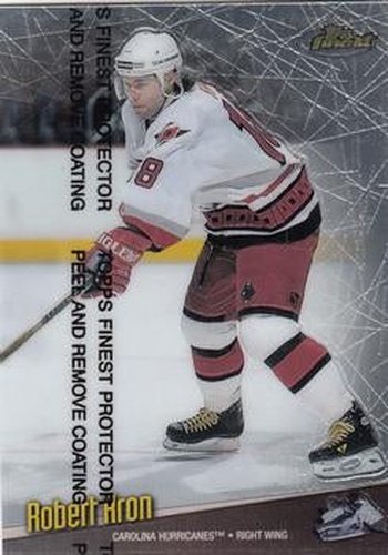 #97 Robert Kron - Carolina Hurricanes - 1998-99 Finest Hockey
