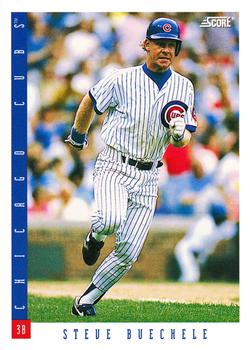 97 Steve Buechele - Chicago Cubs - 1993 Score Baseball – Isolated Cards