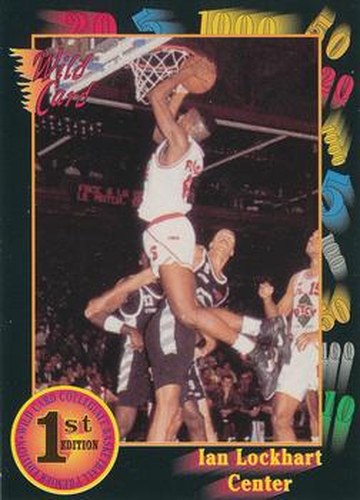 #97 Ian Lockhart - Tennessee Volunteers - 1991-92 Wild Card Basketball