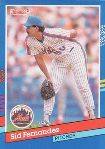 #97 Sid Fernandez - New York Mets - 1991 Donruss Baseball