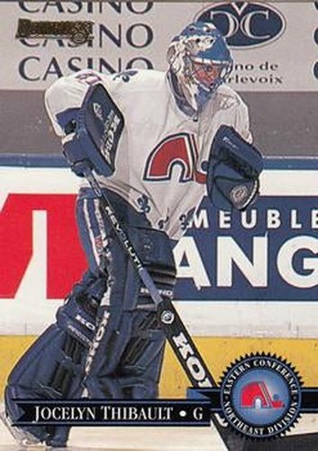 #97 Jocelyn Thibault - Quebec Nordiques - 1995-96 Donruss Hockey