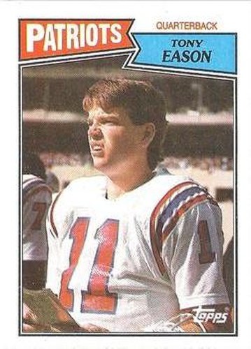 #97 Tony Eason - New England Patriots - 1987 Topps Football