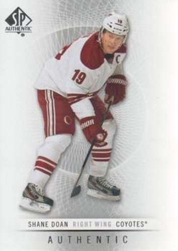 #97 Shane Doan - Phoenix Coyotes - 2012-13 SP Authentic Hockey