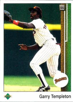297 Garry Templeton - San Diego Padres - 1989 Upper Deck Baseball