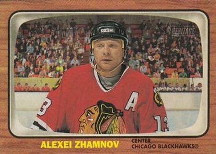 #97 Alexei Zhamnov - Chicago Blackhawks - 2002-03 Topps Heritage Hockey