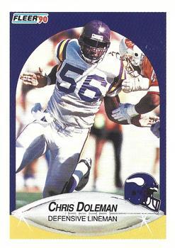 #97 Chris Doleman - Minnesota Vikings - 1990 Fleer Football