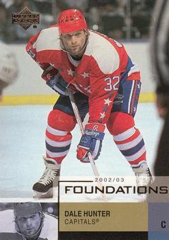#97 Dale Hunter - Washington Capitals - 2002-03 Upper Deck Foundations Hockey